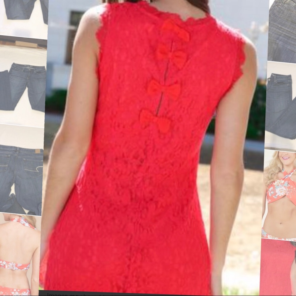 NWT Red Dress Boutique “Shark Tank” Dress